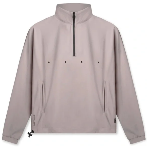 ASRV DSG-0440. Tetra-Lite™ Quarter Zip Jacket - Cinder - Picture 1 of 8